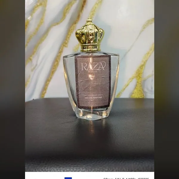 Oud Mood, shown in a Raza house bottle